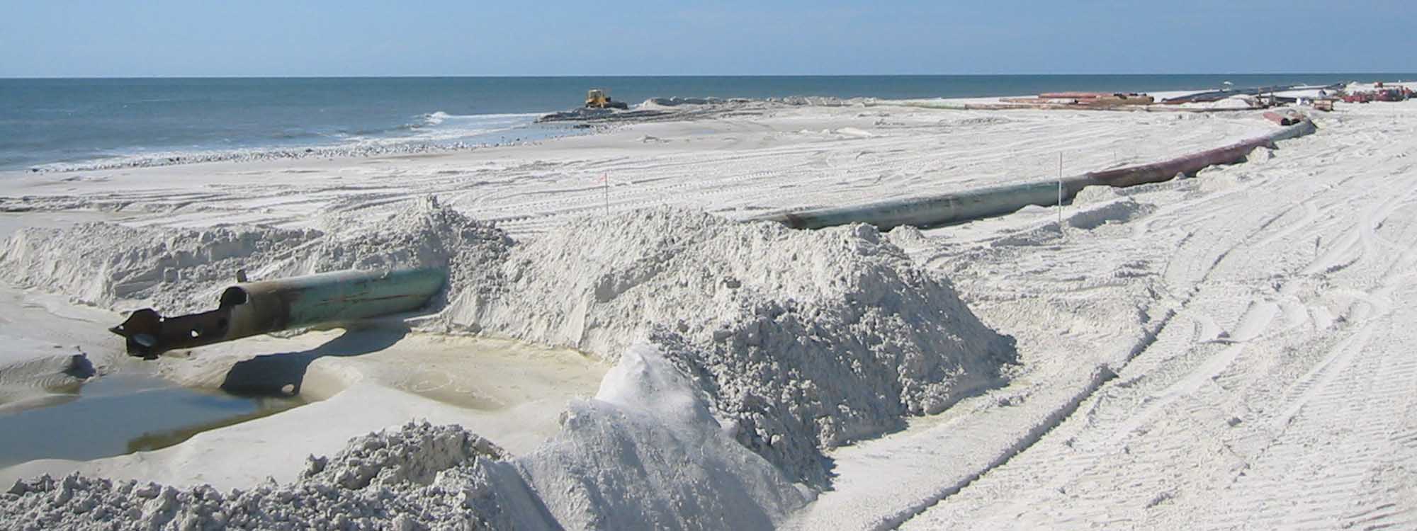 St. Joseph Peninsula Beach Restoration Project Construction | MRD associates, inc. Cape San Blas FL