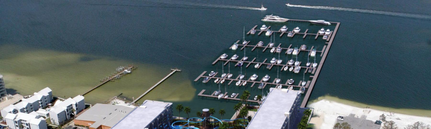 Hilton Emerald Coast Yacht Club Marina | MRD associates, inc. Okaloosa Island, Fort Walton Beach, Florida