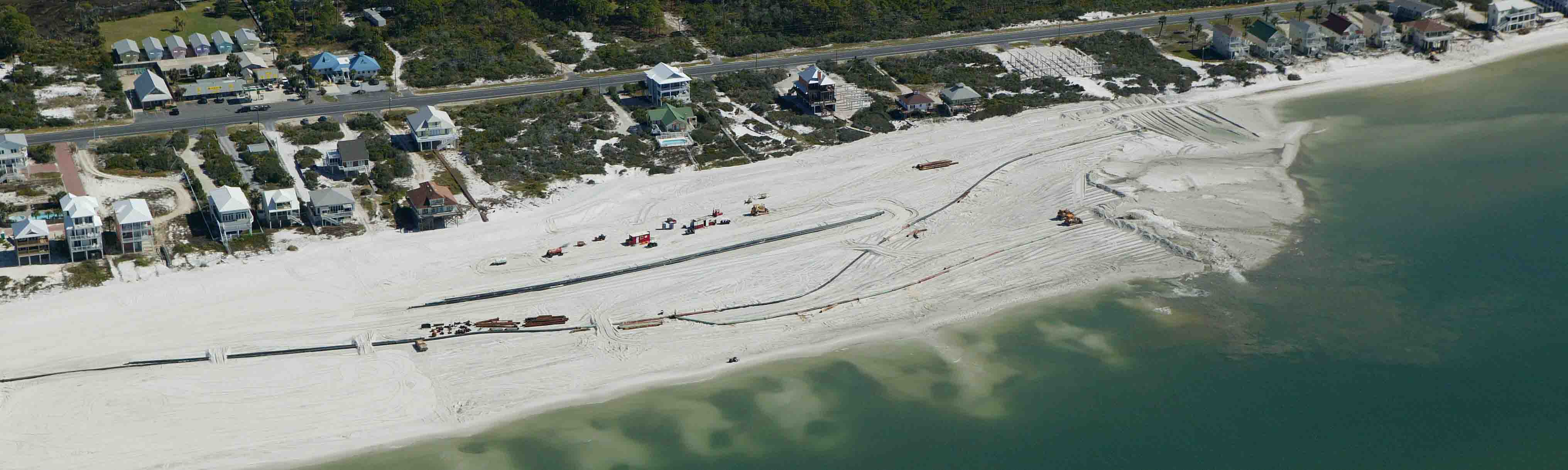 St. Joseph Peninsula Beach Restoration Project Construction | MRD associates, inc. Cape San Blas FL